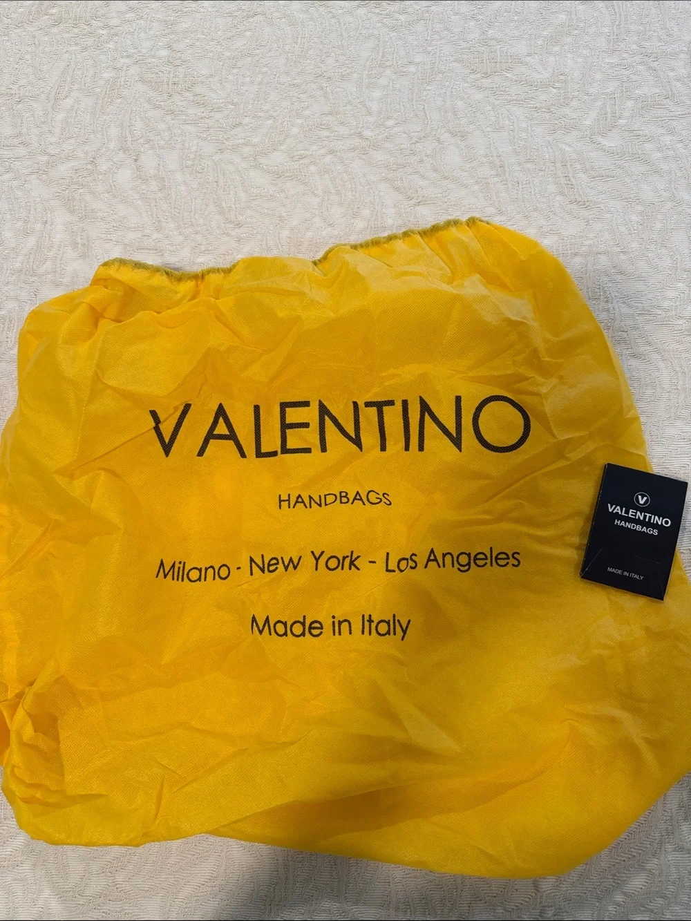 Valentino Olive Green Leather Shoulder Bag with Gold Chain Straps - Picture 14 of 14